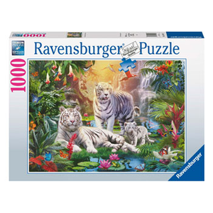 Ravensburger - 1000 Piece - White Tiger Family