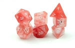 Level up Dice - Polyhedral Set (7) - Sorceress Watermelon Tourmaline-gaming-The Games Shop