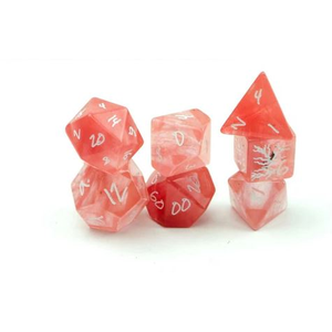 Level up Dice - Polyhedral Set (7) - Sorceress Watermelon Tourmaline