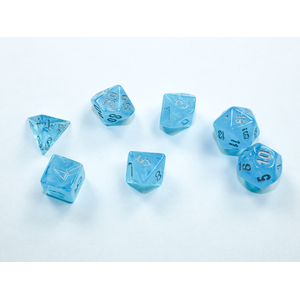 Chessex - Mini Polyhedral Set (7) - Luminary Sky/Silver