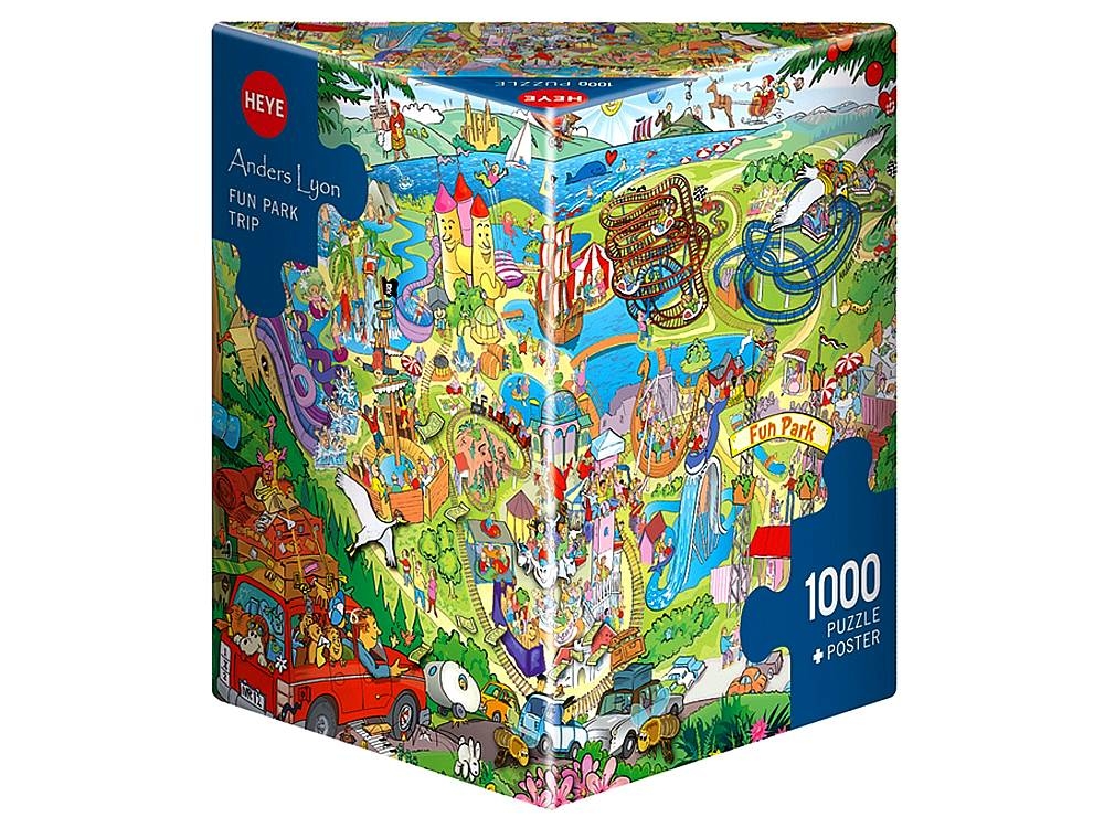 Heye - 1000 piece Lyon - Fun Park Trip - Jigsaws-1000 : The Games Shop ...