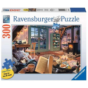 Ravensburger - 300 Piece Large Format - Cozy Retreat - Jigsaws-Adult ...