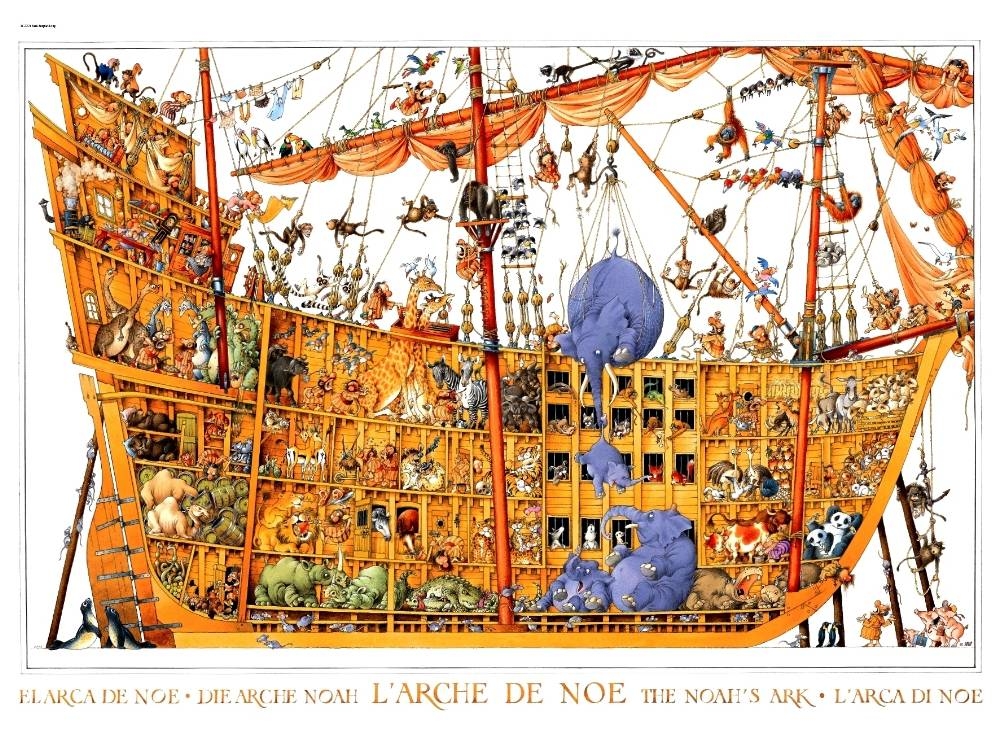 Heye 2000 piece Loup Arche Noah