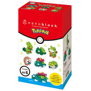 Nanoblock - Mini Pokemon Box - Grass Type