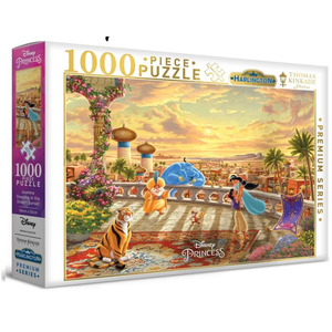 Harlington - 1000 Piece - Kinkade Disney Jasmine Dancing in Desert Sunset