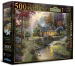 Harlington - 500 Piece - Kinkade Stillwater Cottage-jigsaws-The Games Shop