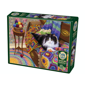 Cobble Hill - 1000 Piece - Comfy Cat