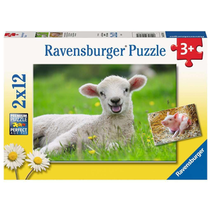 Ravensburger - 2x24 Piece - Farm Animal Babies