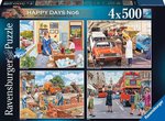 Ravensburger - 4X 500 Piece - Work Day Memories-500-750-The Games Shop