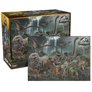 Aquarius - 3000 Piece - Jurassic World Size Chart