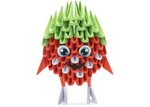 Origami 3D - Strawberry-construction-models-craft-The Games Shop