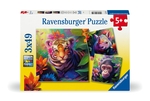 Ravensburger - 3x49 Piece - Jungle Babies-jigsaws-The Games Shop