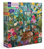 eeBoo - 1000 Piece - English Greenhouse-jigsaws-The Games Shop