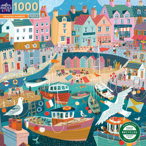 eeBoo - 1000 Piece - Seaside Harbor