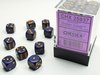 Chessex - 12mm D6 (36) Speckled - Golden Cobalt-card & dice games-The Games Shop