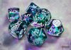 Chessex Dice - Lab Polyhedral Set (7) - Nebula Fluorite/White (with bonus Die)-gaming-The Games Shop