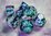 Chessex Dice - Lab Polyhedral Set (7) - Nebula Fluorite/White (with bonus Die)