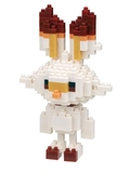 Nanoblock - Medium Pokemon Scorbunny-construction-models-craft-The Games Shop