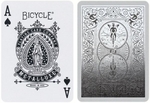 Bicycle - Single Deck Metalluxe Silver-playing cards-The Games Shop