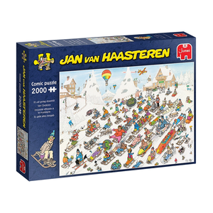 Jumbo - 2000 Piece - Jan Van Haasteren All Going Downhill