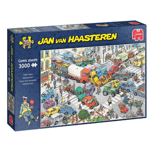 Jumbo - 3000 Piece - Jan Van Haasteren Traffic Chaos