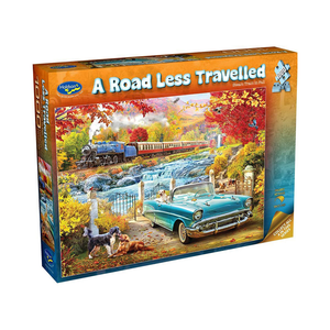 Holdson - 1000 Piece - Road Less Travelled Steam Train in Fall