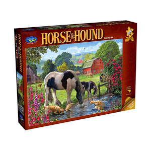 Holdson - 1000 Piece - Horse & Hound Watering Hole