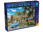 Holdson - 1000 Piece - Village Kids Crossing the Ford-jigsaws-The Games Shop