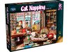 Holdson - 1000 Piece - Cat Napping Bookshop Cat-jigsaws-The Games Shop