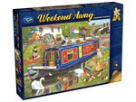 Holdson - 1000 Piece - Weekend Away Narrowboat-jigsaws-The Games Shop