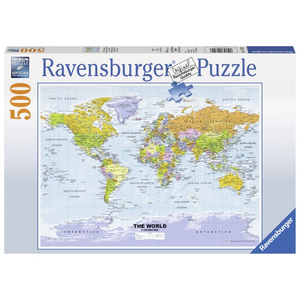 Ravensburger 500 piece world deals map