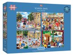 Gibson - 4 x 500 Piece - School Days-jigsaws-The Games Shop