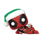 POP VINYL - MARVEL - HOLIDAY DEADPOOL (LOUNGING)-collectibles-The Games Shop