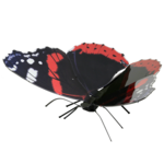 Metal Earth - Butterfly Red Admiral-construction-models-craft-The Games Shop