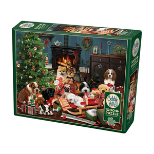 Cobble Hill - 1000 Piece - Christmas Puppies