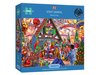 Gibsonl - 1000 Piece - Visit to Santa-jigsaws-The Games Shop