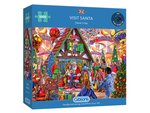 Gibsonl - 1000 Piece - Visit to Santa-jigsaws-The Games Shop