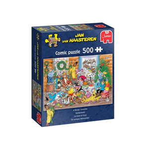 Jumbo - 500 Piece - Jan Van Haasteren A Wooly Christmas