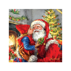 Sunsout - 500 Piece - Kissing Santa