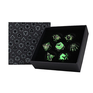 RPG Dice Set - Inscripted - Green Daragon