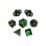 RPG Dice Set - Inscripted - Green Daragon