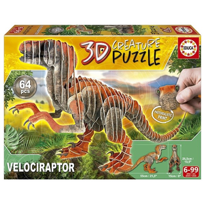 Educa - 3D Dinosaur Kit - Velociraptor