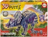 Educa - 3D Dinosaur Kit - Triceratops-construction-models-craft-The Games Shop