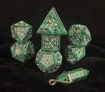 Level Up Dice - Malachite Alchemy-gaming-The Games Shop