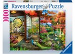 Ravensburger - 1000 Piece - Japanese Garden Teahouse-jigsaws-The Games Shop