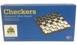 Checkers - 7" Magnetic Folding-travel games-The Games Shop