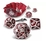 RPG Dice Set (x7) - Enhance Metal Red