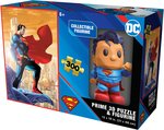 Prime - 300 Piece - Lenticular3D Jigsaw & Figurine - Superman-jigsaws-The Games Shop