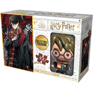 Prime - 300 Piece - Lenticular3D Jigsaw & Figurine - Harry Potter