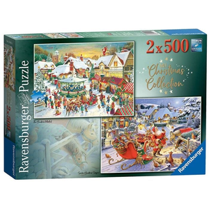 Ravensburger - 2 x 500 Piece - Christmas Collection 1